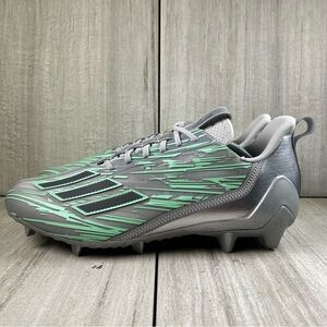 NEW Adidas Adizero 12.0 Flash Grey Football Sneaker Cleats  ig9573 Men’s Size 15